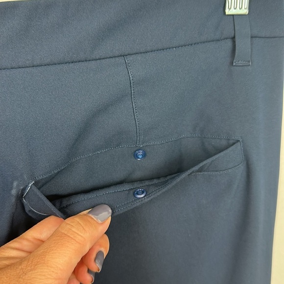 Lululemon Men's Commission Pant Slim True Navy Sz 34 - Picture 10 of 12